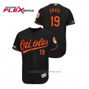 Maglia Baseball Uomo Baltimore Orioles Chris Davis 150 Anniversario Autentico Flex Base Nero