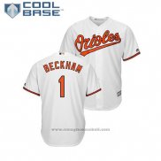 Maglia Baseball Uomo Baltimore Orioles Tim Beckham Cool Base Home Bianco