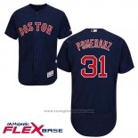 Maglia Baseball Uomo Boston Red Sox 31 Drew Pomeranz Blu Alternato Flex Base