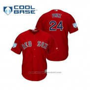 Maglia Baseball Uomo Boston Red Sox David Price Cool Base Allenamento Primaverile 2019 Rosso