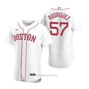 Maglia Baseball Uomo Boston Red Sox Eduardo Rodriguez Autentico 2020 Alternato Bianco