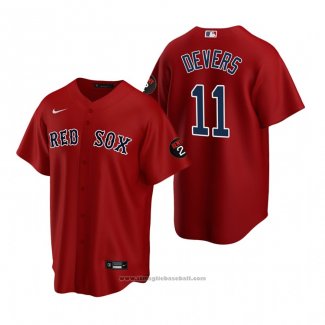 Maglia Baseball Uomo Boston Red Sox Rafael Devers Replica Rosso