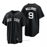 Maglia Baseball Uomo Boston Red Sox Ted Williams Replica 2021 Nero