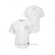 Maglia Baseball Uomo Chicago Cubs Albert Almora Jr 2019 Players Weekend Tico Replica Bianco