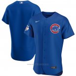 Maglia Baseball Uomo Chicago Cubs Alternato Autentico Blu
