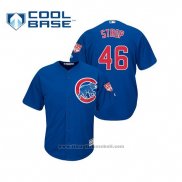 Maglia Baseball Uomo Chicago Cubs Pedro Strop Cool Base Allenamento Primaverile 2019 Blu