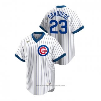 Maglia Baseball Uomo Chicago Cubs Ryne Sandberg Cooperstown Collection Home Bianco