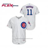 Maglia Baseball Uomo Chicago Cubs Yu Darvish Autentico Flex Base Bianco Blu