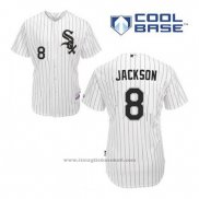 Maglia Baseball Uomo Chicago White Sox 8 Bo Jackson Bianco Home Cool Base