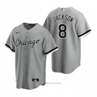 Maglia Baseball Uomo Chicago White Sox Bo Jackson Replica Grigio