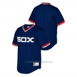 Maglia Baseball Uomo Chicago White Sox Cooperstown Collection Mesh Wordmark V-Neck Blu