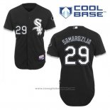 Maglia Baseball Uomo Chicago White Sox Jeff Samardzija 29 Nero Alternato Cool Base