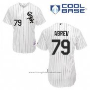 Maglia Baseball Uomo Chicago White Sox Jose Abreu 79 Bianco Home Cool Base