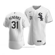 Maglia Baseball Uomo Chicago White Sox Liam Hendriks Autentico Primera Bianco