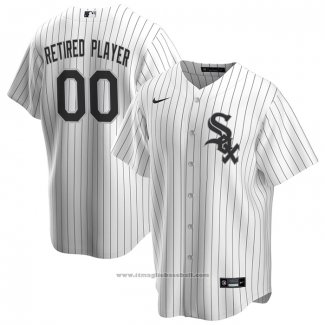 Maglia Baseball Uomo Chicago White Sox Primera Pick-A-player Retired Roster Replica Bianco