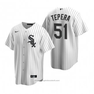 Maglia Baseball Uomo Chicago White Sox Ryan Tepera Replica Home Bianco