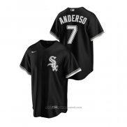 Maglia Baseball Uomo Chicago White Sox Tim Anderson Replica Alternato Nero