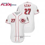 Maglia Baseball Uomo Cincinnati Reds Matt Kemp Home Flex Base Bianco