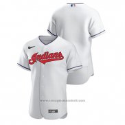 Maglia Baseball Uomo Cleveland Indians Autentico Bianco