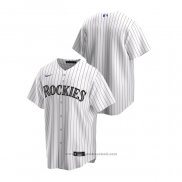 Maglia Baseball Uomo Colorado Rockies Replica Home Bianco