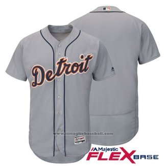 Maglia Baseball Uomo Detroit Tigers Flex Base Grigio Autentico Collection