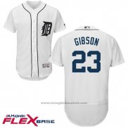 Maglia Baseball Uomo Detroit Tigers Kirk Gibson Bianco Flex Base