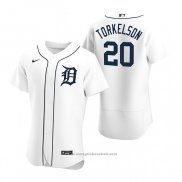 Maglia Baseball Uomo Detroit Tigers Spencer Torkelson Autentico Primera Bianco