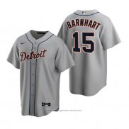 Maglia Baseball Uomo Detroit Tigers Tucker Barnhart Replica Road Grigio