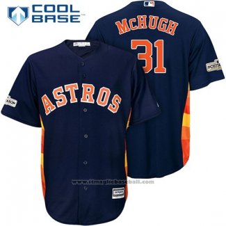 Maglia Baseball Uomo Houston Astros Collin Mchugh Blu Cool Base