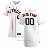 Maglia Baseball Uomo Houston Astros Personalizzate Autentico Home Bianco