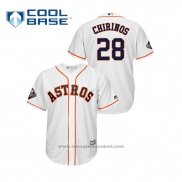 Maglia Baseball Uomo Houston Astros Robinson Chirinos Cool Base Bianco