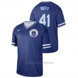 Maglia Baseball Uomo Kansas City Royals Danny Duffy Cooperstown Collection Legend Blu