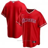 Maglia Baseball Uomo Los Angeles Angels Alternato Replica Rosso