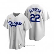 Maglia Baseball Uomo Los Angeles Dodgers Clayton Kershaw Cooperstown Collection Primera Bianco