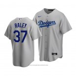 Maglia Baseball Uomo Los Angeles Dodgers Luke Raley Replica Grigio2