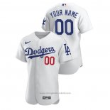 Maglia Baseball Uomo Los Angeles Dodgers Personalizzate Authentic Bianco