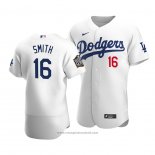 Maglia Baseball Uomo Los Angeles Dodgers Will Smith 2020 Autentico Primera Bianco