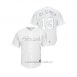 Maglia Baseball Uomo Miami Marlins Starlin Castro 2019 Players Weekend Replica Bianco