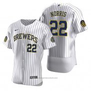 Maglia Baseball Uomo Milwaukee Brewers Daniel Norris Autentico Home Bianco