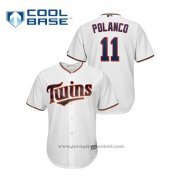 Maglia Baseball Uomo Minnesota Twins Jorge Polanco Cool Base Bianco