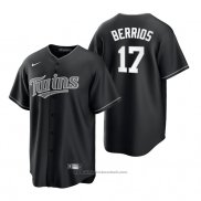 Maglia Baseball Uomo Minnesota Twins Jose Berrios Replica 2021 Nero