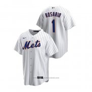 Maglia Baseball Uomo New York Mets Amed Rosario Replica Home Bianco
