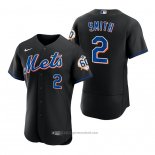 Maglia Baseball Uomo New York Mets Dominic Smith Alternato Autentico Nero