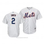 Maglia Baseball Uomo New York Mets Dominic Smith Cool Base Bianco