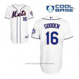 Maglia Baseball Uomo New York Mets Dwight Gooden 16 Bianco Alternato Cool Base