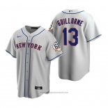 Maglia Baseball Uomo New York Mets Luis Guillorme Replica Grigio