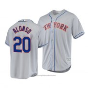 Maglia Baseball Uomo New York Mets Pete Alonso Cool Base Road Grigio