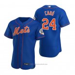 Maglia Baseball Uomo New York Mets Robinson Cano Alternato Autentico Blu