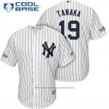 Maglia Baseball Uomo New York Yankees 2017 Postseason Masahiro Tanaka Bianco Cool Base