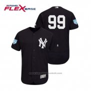 Maglia Baseball Uomo New York Yankees Aaron Judge Flex Base Allenamento Primaverile 2019 Blu